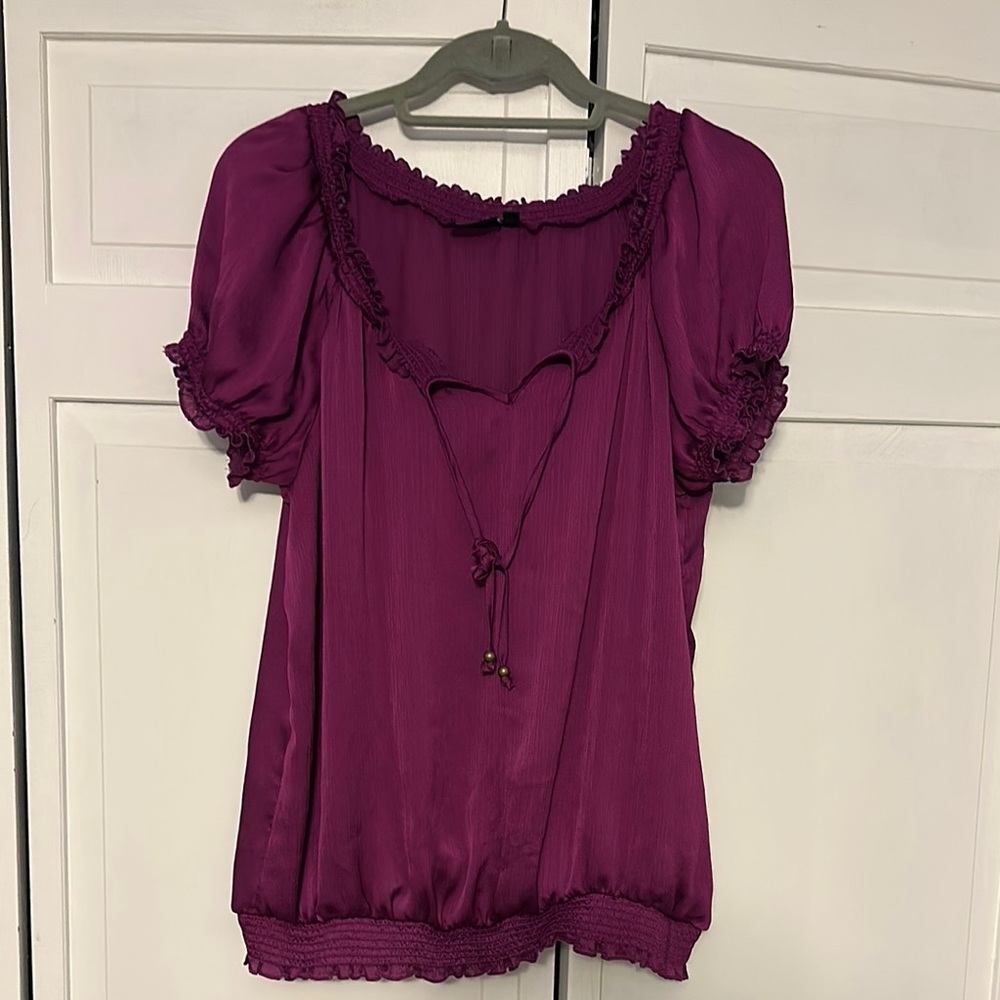 Elegant Purple Women's Top